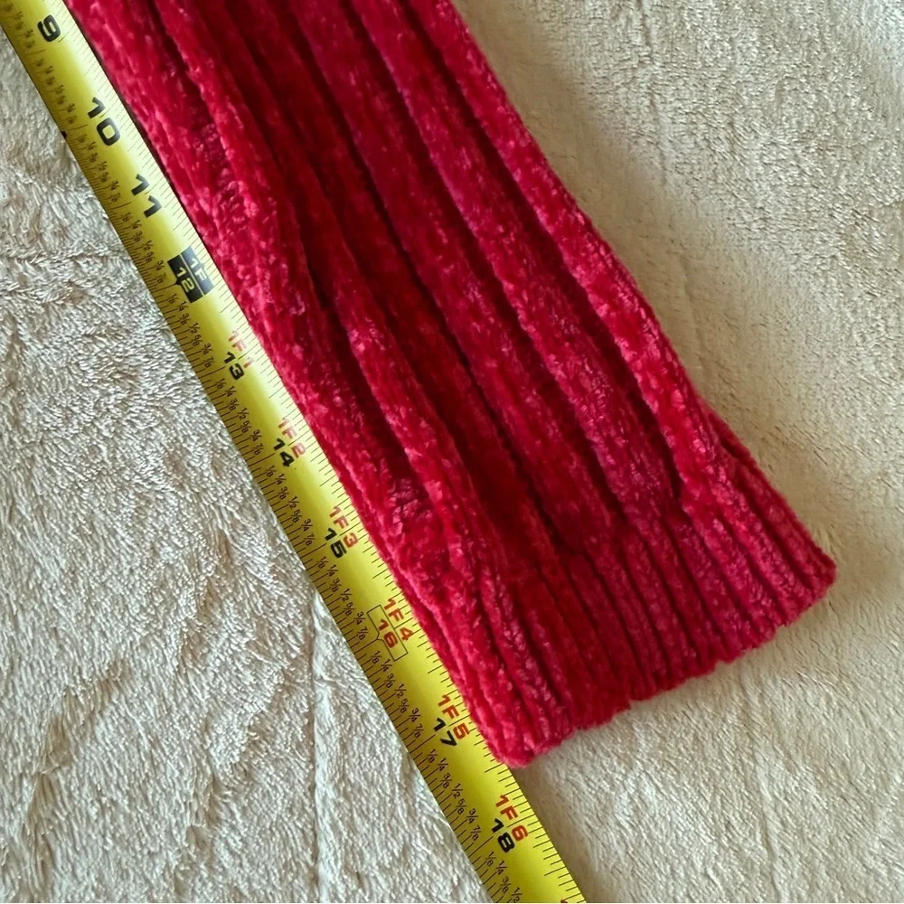 Kim Rogers Ruby Red Wide-Ribbed Knit Long Sleeve Sweater Size M NWT - Picture 6 of 7